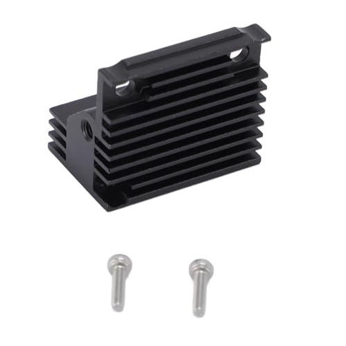 3D-Drucker Kühlkörper Kühlblock Hotend Kühlkörper Aluminium Wärmeableitungsblock (BLACK) von Eujgoov