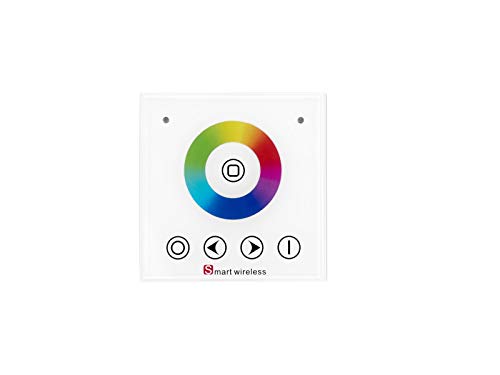 EUROLITE LED Strip Wandpanel für RGB RF Controller | Funk-Wanddimmer für RGB-LED-Streifen von Eurolite