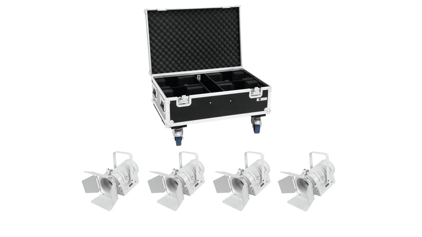 EUROLITE Set 4x LED THA-40PC ws + Case von Eurolite