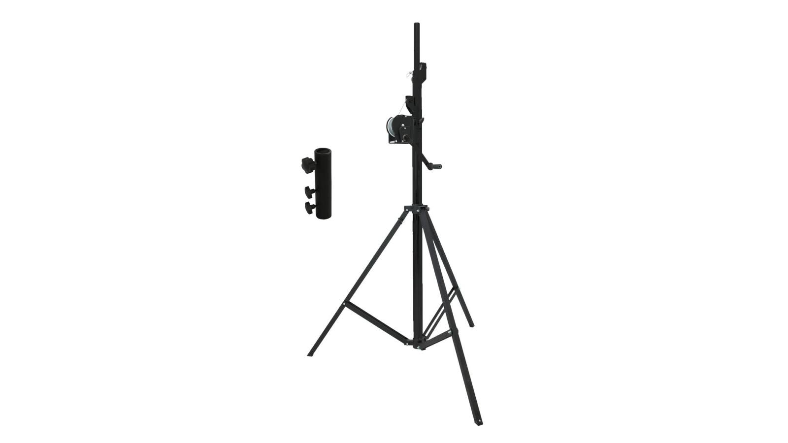 EUROLITE Set STT-400/85 Kurbelstativ TÜV/GS schwarz + STV3529 Adapter lang EUROLITE Set STT-400/85 Kurbelstativ TÜV/GS schwarz + STV3529 Adapter lang von Eurolite