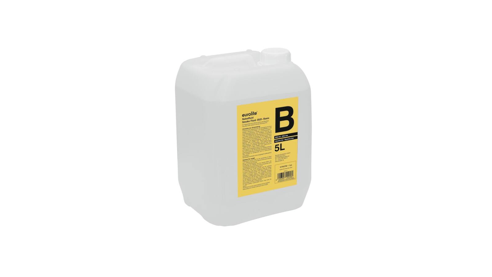 EUROLITE Smoke Fluid -B2D- Basic Nebelfluid 5l von Eurolite