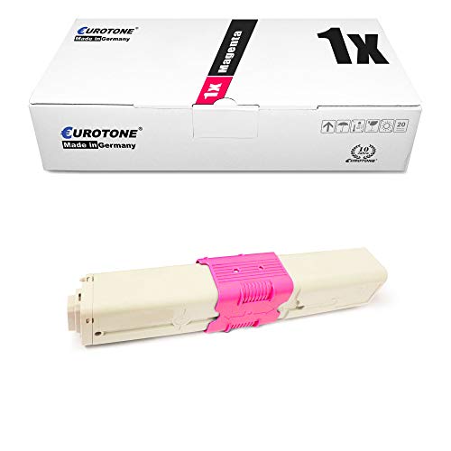 1x Müller Printware Toner für Oki ES5462DNw ES5462DN ES5431 ES5462MFP ES3452 ES3452MFP ES5462 ES5431DN ES3452DN ersetzt 44973510 Magenta von Eurotone