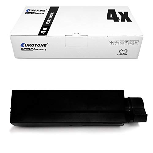 4X Eurotone Toner für Oki B 401 wie 44992402 Black Schwarz Druckerpatronen Cartridges von Eurotone, kein OKI Original