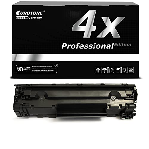 E.T. Toner 4X kompatibel für Canon I-Sensys MF3010 ersetzt 3484B002 725 Schwarz Black EP725 von Eurotone