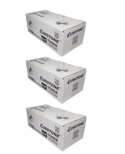 Eurotone 3X Toner Cartridges kompatibel für Utax LP 3228, 612810015, Druckerpatronen von Eurotone