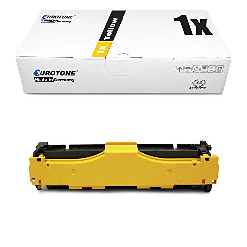 Eurotone Alternativer Toner Yellow kompatibel für HP Laserjet Pro 300/400 Color M351A MFP M375nw M451dn M451dw M451nw M475dn M475dw kompatibel für HP CE412A Gelb von Eurotone