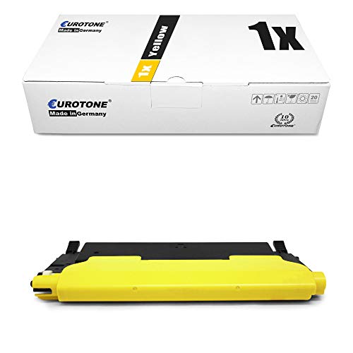 Eurotone Toner Yellow, kompatibel für Samsung CLP 310 315 / CLX 3170 3175 Serie, CLT Y4092S Gelb von Eurotone