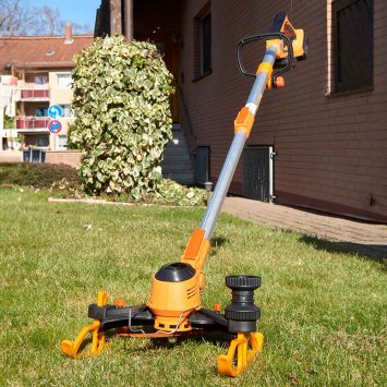 Akku-Rasentrimmer mit Führungskufen Akku-Rasentrimmer mit Führungskufen von Eurotops