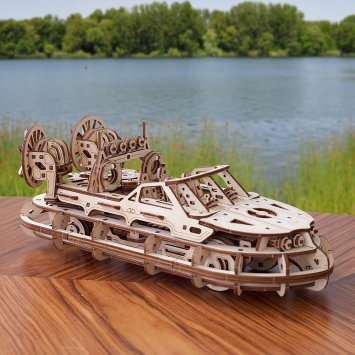 Holzmodell Luftkissenboot von Eurotops