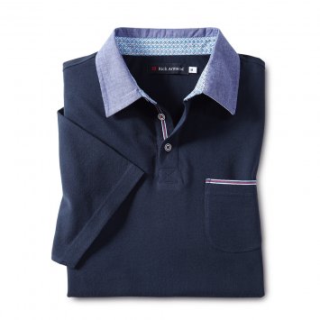 Modisches Poloshirt, marine von Eurotops