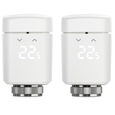 Eve Thermo - smartes Heizkörperthermostat Apple HomeKit Thread, 2er Pack von Eve Systems