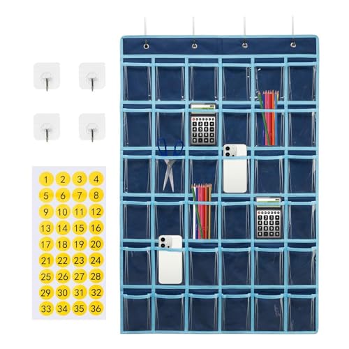 Eventerde Handygarage Schule 36 Taschen Taschendiagramm Organizer Aufbewahrungsbox An Der Wand Nummerierte | Nummerierte Aufbewahrungstasche Für Klassenzimmer Taschen Mobile Phone Storage Bag Mit von Eventerde