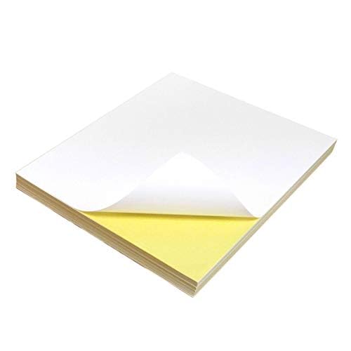 Evergreen Goods 1000 Blatt A4 matt bedruckbares Aufkleberpapier - Selbstklebende Etiketten Aufkleber - A4 Aufkleberpapier zum Bedrucken, perfekt für Tintenstrahl- & Laserdrucker - Langlebig, einfach von Evergreen Goods Ltd