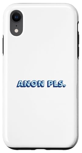 Anonym Plus. (Anonym bitte) Promi Gossip Snitch Hülle für iPhone XR von Everything Is Currency