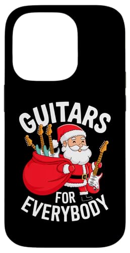 Hülle für iPhone 14 Pro E-Gitarre für jedermann Lustige Weihnachtsmann Weihnachten von EvrybdyChrstms2024