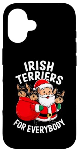 Hülle für iPhone 16 Irish Terrier für alle Lustiges Weihnachtsfest von EvrybdyChrstms2024