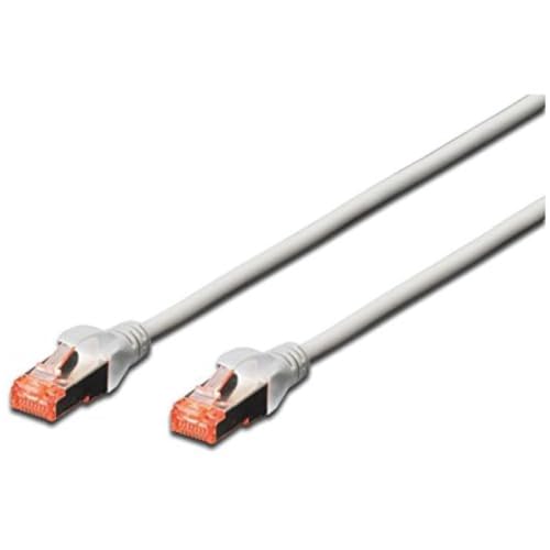 Ewent Netzwerk Kabel Patch Cat 6 S/FTP, doppelt geschirmt, 2 x RJ45 0.5 M grau von Ewent