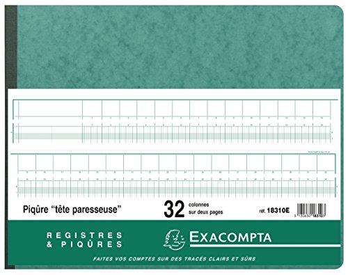 EXACOMPTA 18310E Spaltenbuch, 32 Spalten auf 2 Seiten,35ZeilenVE1 von Exacompta