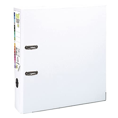 Exacompta 53348E Premium PP-Ordner Prem´Touch. 8 cm breit DIN A4 Kunststoffbezug außen Papierbezug innen Rückenschild austauschbar Ringordner Aktenordner Briefordner Plastikordner weiß Exacompta 53348E Premium PP-Ordner Prem´Touch. 8 cm breit DIN A4 Kunststoffbezug außen Papierbezug innen Rückenschild austauschbar Ringordner Aktenordner Briefordner Plastikordner weiß von Exacompta