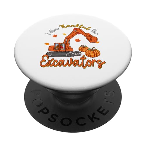 Thankful For Excavators Thanksgiving Turkey Sunglasses PopSockets mit austauschbarem PopGrip von Excavator Thanksgiving Costume