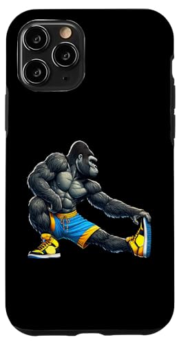 Hülle für iPhone 11 Pro Gorilla Fitness-Studio Fitness Workout Training Sport Liebhaber von Exercise with Gorilla