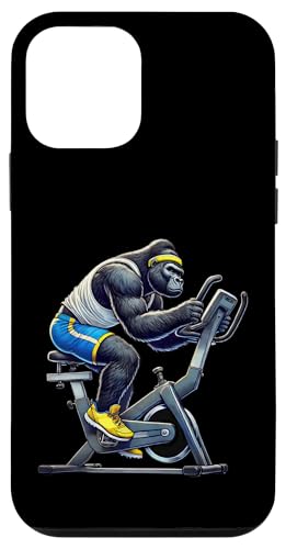 Hülle für iPhone 12 mini Gorilla on Heimtrainer Gym Fitness Workout Training von Exercise with Gorilla