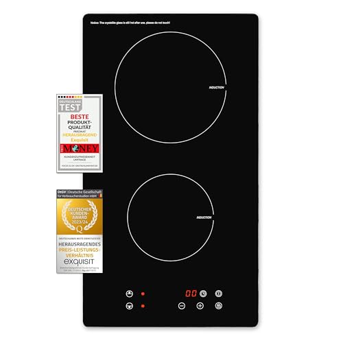 Exquisit Kochfeld EKI 300-2 | Induktion | Touch Control | 2 Kochzonen | 3500 W Exquisit Kochfeld EKI 300-2 | Induktion | Touch Control | 2 Kochzonen | 3500 W von Exquisit