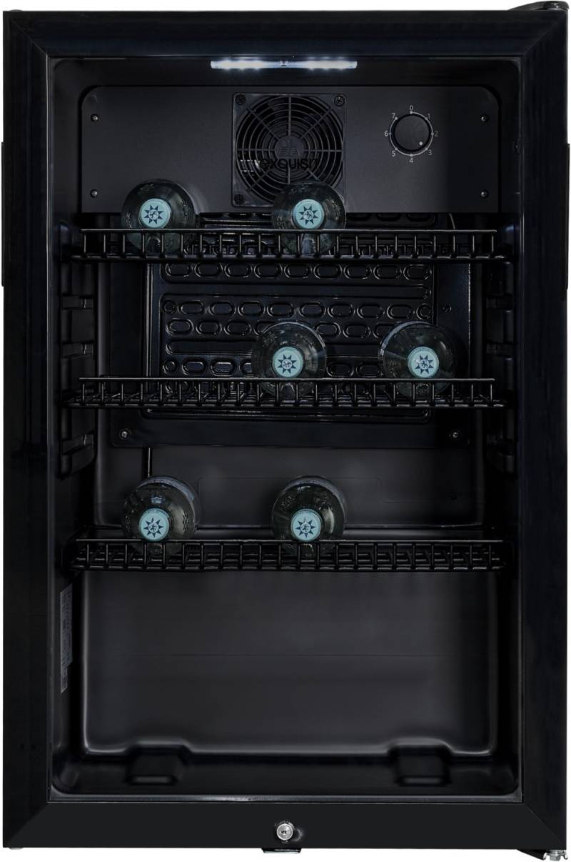 GKS 120-GT-160C Flaschenkühlschrank schwarz / C von Exquisit