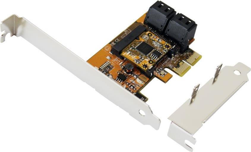 EXSYS EX-3517 - Serial ATA III - PCI Express x2 - 6 Gbit/s - ASMEDIA 1062 + JMicro JMB 575S - CE - FCC - ROHS - 0 - 55 �C (EX-3517) von Exsys