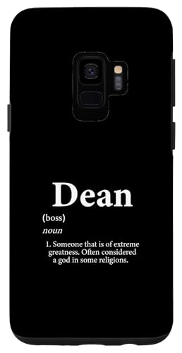 Hülle für Galaxy S9 Dean God Definition Lustiger Vorname Geburtstag Dean Pride von Extreme Greatness