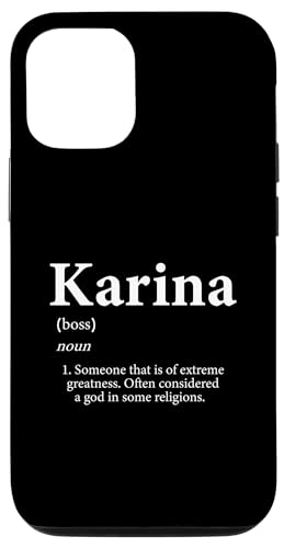 Hülle für iPhone 12/12 Pro Karina Gott Meme Definition Lustig Name Geburtstag Karina Pride von Extreme Greatness