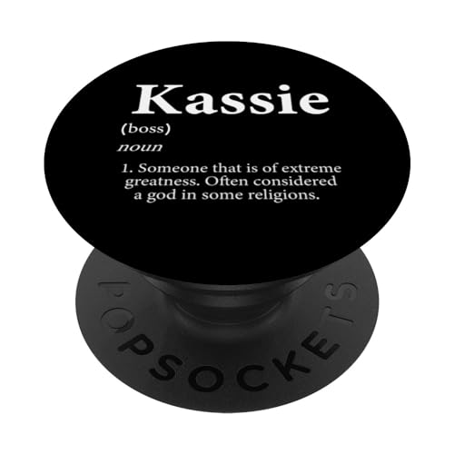 Kassie God Meme Definition Lustiger Name Geburtstag Kassie Pride PopSockets mit austauschbarem PopGrip von Extreme Greatness