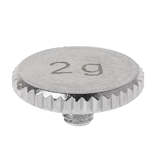 Eysaure Headshell 2G Shell Gewicht Plattenspieler Metall Elektrische Instrumententeile für SL1200 SL1210 MK2 3 5 M5G Stylus DJ, Silber von Eysaure