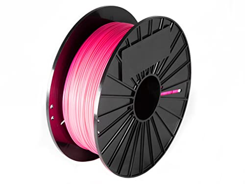 F3D® 3D Drucker PLA Filament | ø1.75mm | 500g Spool Spule | rosa | Glänzendes | Geruchslos Druckmaterialien | für FDM/FFF 3D-Drucker | Tolerantie: ±0.02mm von F3D Filament