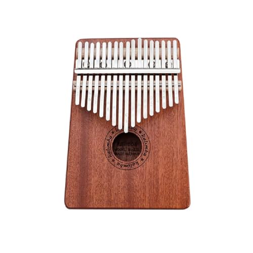 Kalimba Daumenklavier mit 17 Tasten, Mbira Musik-Fingerklavier, Stimmhammer aus Holz, Musikinstrumente, Geschenk für Kinder, Erwachsene, Anfänger, (17 Tasten, kp08) von FAMA.store