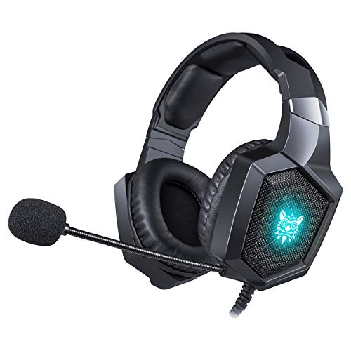 FAMKIT Gaming-Headset mit Kabel, Over-Ear-Kopfhörer, Computer-Kopfhörer mit RGB-Licht und Mikrofon von FAMKIT