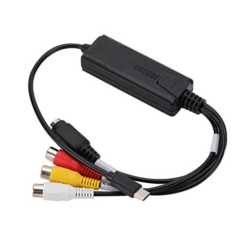 USB Typ-C Audio Video Capture Card Video Capture Grabber Converter USB 3.1Audio Transfer Grabber unterstützt VCR DVD NTSC, PAL und SECAM von FAMKIT