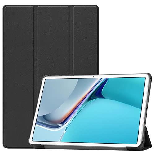 FANYUAN Hülle für Samsung Galaxy Tab S10+ Tablette, Ultra Dünn mit Auto aufwachen/Schlaf Funktion Standfunktion Case, PU Leder Schutzhülle für Samsung Galaxy Tab S10+.(Schwarz) von FANYUAN