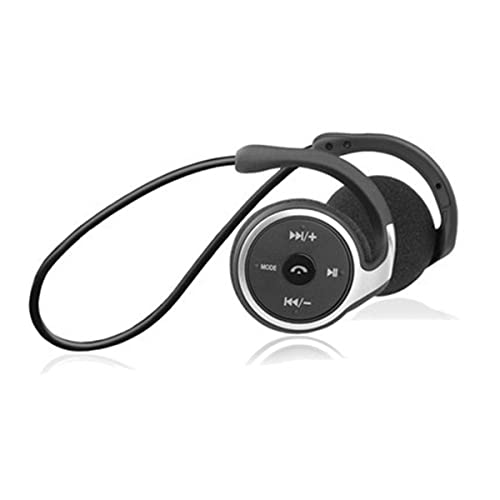 FAOONNMY Kabellos Sport Kopfhörer Bluetooth, Faltbarer Leicht Laufen Kopfhörer, Unterstützung für TF Karte/FM Radio, HiFi Stereo Sound Headset Hänge-Ohr Wireless Ohrhörer zum Radfahren Training Black von FAOONNMY