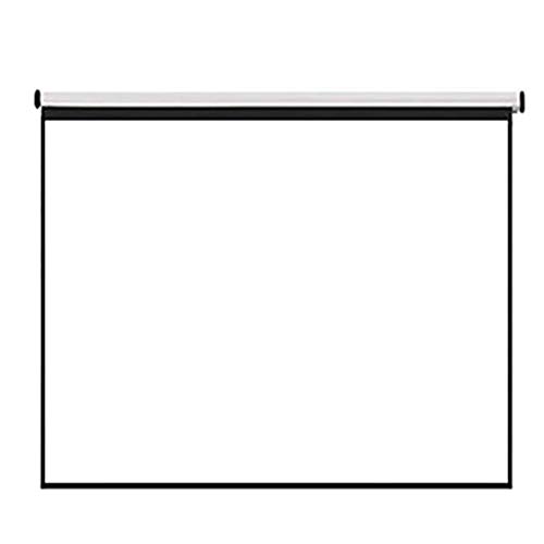 Tragbare Filmleinwand ,Projektorleinwand Wandmontage Matte Weiß Projektion Pull Down HD Bildschirm Leinwand LED Projektor Bildschirm für Heimkino Büro von FBANULPEX