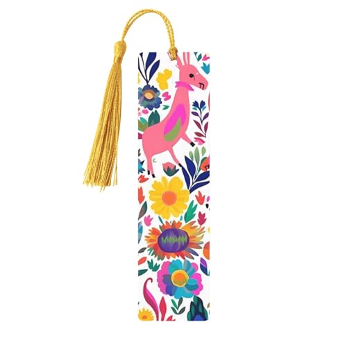 Mexikanische Otomi-Tier-Lesezeichen, Holz-Lesezeichen für Buchliebhaber, handgefertigtes Holz-Lesezeichen mit Quaste, Lesezeichen, Ornament, Geschenkanhänger, Etiketten für Basteldekorationen Mexikanische Otomi-Tier-Lesezeichen, Holz-Lesezeichen für Buchliebhaber, handgefertigtes Holz-Lesezeichen mit Quaste, Lesezeichen, Ornament, Geschenkanhänger, Etiketten für Basteldekorationen von FCTVASDM