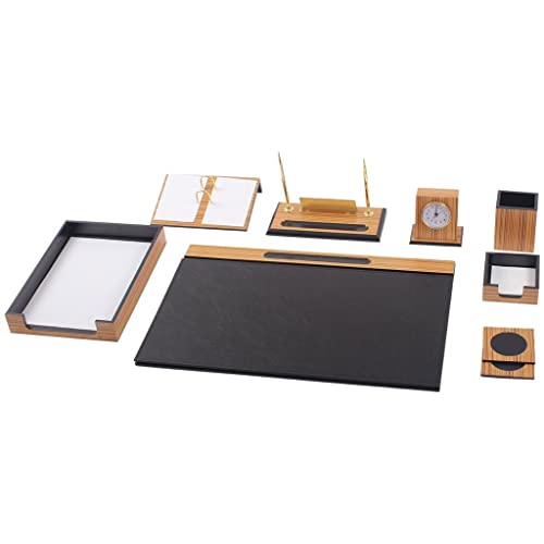 Schreibtisch-Set, 11-teilig, Schreibtisch-Organizer, Büro-Organizer, Schreibtischunterlage, Stifteetui, Dokumentenablage (Farbe: A) (A) von FDHSFBDJQWOJICCC