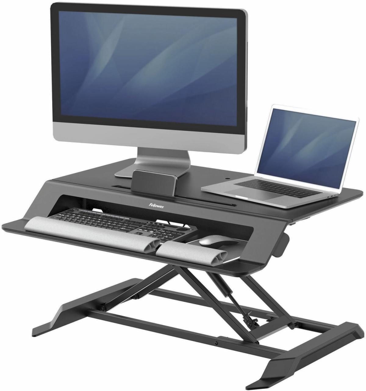 Fellowes Monitorständer Lotus LT Sitz-Steh Workstation schwarz von FELLOWES