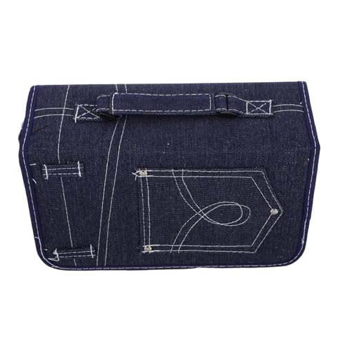 FELTECHELECTR 128 Aufbewahrungstasche Für Denim- Disc-Organizer Cd-Taschen Cd-Aufbewahrungstasche Wiederverwendbarer Cd-Organizer DVD-Tragetasche DVD-versandkartons Disc-Tasche Nylon von FELTECHELECTR