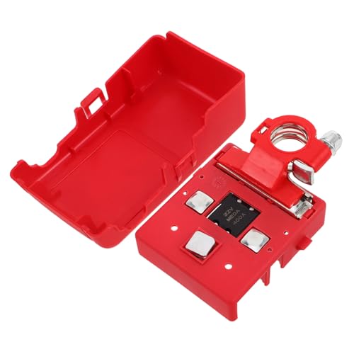 FELTECHELECTR Batterieklemmen Endklemme Autobatterie-clips Polklemmen Für Autobatterien Batteriepolanschlüsse Für Autos Verteilerblock Batteriekabel Endet Post-batterie-adapter Rot Plastik von FELTECHELECTR