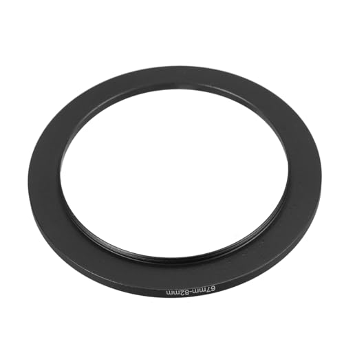 FELTECHELECTR Filteradapterring Kameraobjektivring Filterringadapter für Kameras Kamerafilteradapter UV-Filteradapter SLR-Filterring Schrittring für Kamerafilter Aluminiumlegierung Black von FELTECHELECTR