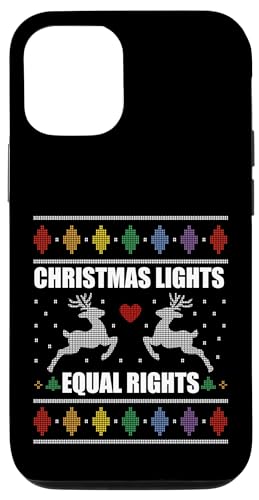 Hülle für iPhone 12/12 Pro WEIHNACHTSLICHTER & GLEICHRICHTE Feministisches hässliches Weihnachts-Meme von FEMINIST CHRISTMAS Sleigh the Patriarchy Memes