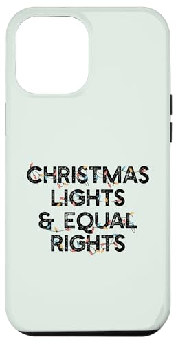 Hülle für iPhone 12 Pro Max Weihnachtsleuchten und Äqualrechts, lustig, weiblich, Meme von FEMINIST CHRISTMAS Sleigh the Patriarchy Memes