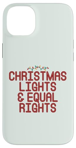 Hülle für iPhone 14 Plus Weihnachtsleuchten und Äqualrechts, lustig, weiblich, Meme von FEMINIST CHRISTMAS Sleigh the Patriarchy Memes