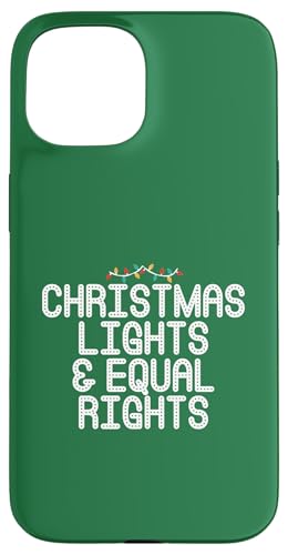 Hülle für iPhone 15 Weihnachtsleuchten und Äqualrechts, lustig, weiblich, Meme von FEMINIST CHRISTMAS Sleigh the Patriarchy Memes